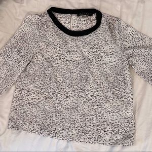 Cropped dress shirt | size L |